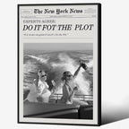 Black and White Fashion Hot Girl Poster Fun Do It by Unknown
