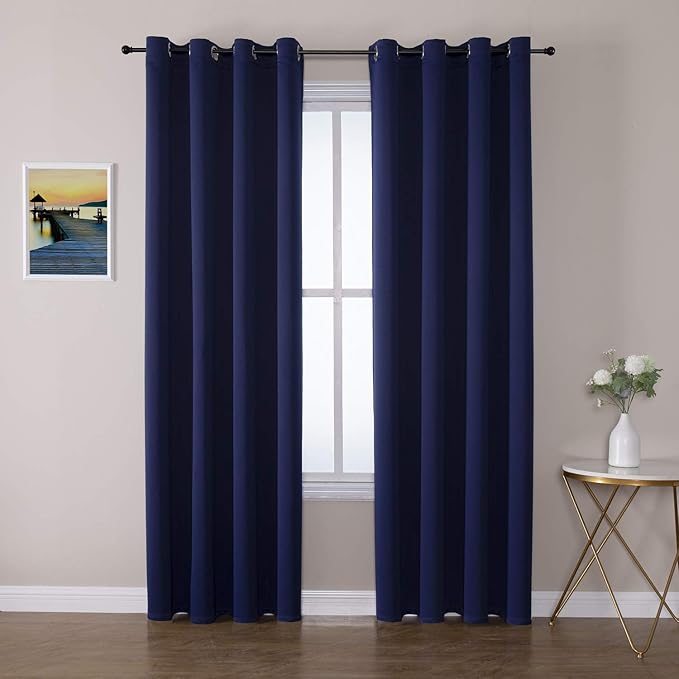 ChrisDowa Blackout Curtains 102 Inches Long 2 Panels Set by ChrisDowa