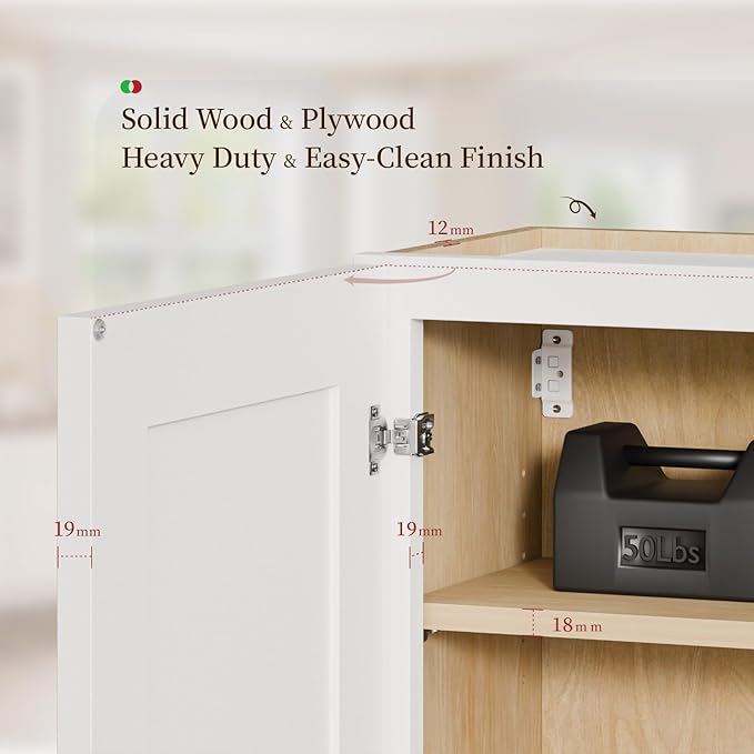 Kisart Laundry Room Cabinets Wall Mounted - Image 10