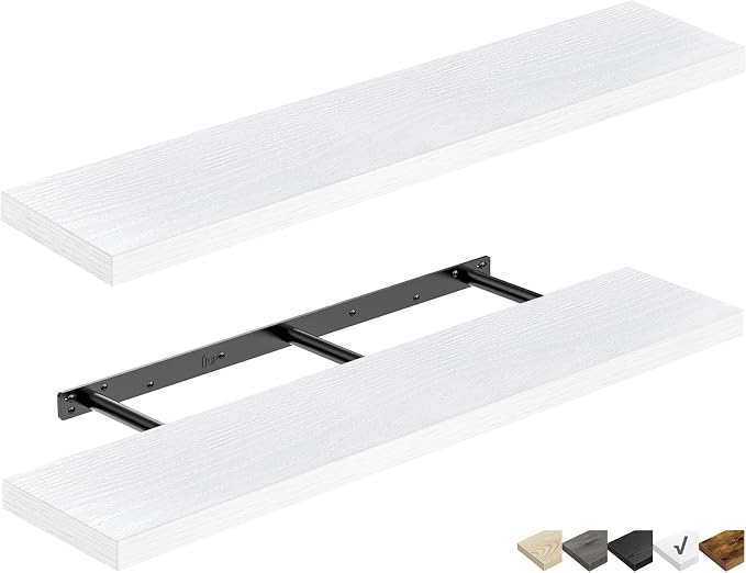 QEEIG Floating Shelves for Wall 47.2" Extra Long by QEEIG