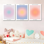 Framed 3Pcs Abstract Wall Art Poster Room Aesthetics Spiritual Spiritual - Image 2