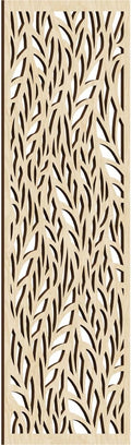 15 3/8"W x 39 3/8"H x 1/4"T Ortonville Decorative Fretwork Wood Wall Panels by EkenaMillwork