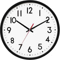 HZDHCLH Wall Clock Black, Silent Wall Clocks Battery Operated 12 Inch Modern by HZDHCLH