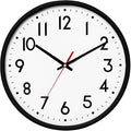 HZDHCLH Wall Clock Black, Silent Wall Clocks Battery Operated 10 Inch Modern by HZDHCLH