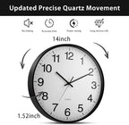 Inbagi 8 Pcs Wall Clock Large Silent Battery Operated Wall Clocks Modern Non - Image 2