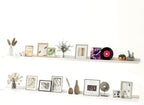 White Floating Shelves for Wall Decor, Long Wall Mounted Storage Shelf for by Unknown