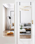 NEARBYSD 48"x 14" Door Mirror, Full Length Wall Mounted, Over The Door Mirror by NEARBYSD