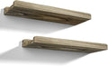 Love-KANKEI Floating Shelves Wall Mounted Set of 2, 17 Inch Rustic Wood Wall by Love-KANKEI