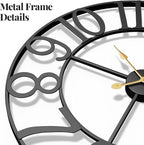 Cuspin Large Wall Clock for Living Room Decor, 30 Inch Wall Clock - Image 4