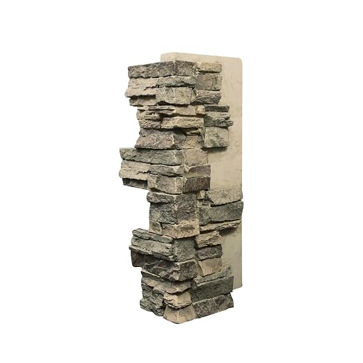 AZ Faux High-Density Polyurethane Faux Stone Interlocking Outside Corner by AZFaux