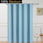 Yakamok 100% Blackout Lined Panels, Thermal Insulated Blackout Curtains - Image 2