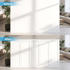 Art3d Premade Board and Batten Paintable Wainscoting Kit, MDF Accent Wall Panel - Image 8