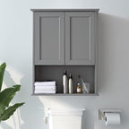 VANIRROR Grey Cabinet Wall Mounted - Image 7
