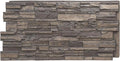 EverStone Cascade Faux Stone Panel, 48 5/8"W x 24 3/4"H x 1 1/4"D, Cascade by EkenaMillwork