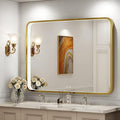 40x30 Inch LED Bathroom Mirror by FTOTI