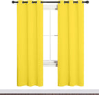 NICETOWN Bedroom Curtain Panels Draperies, Thermal Insulated Solid Grommet - Image 2
