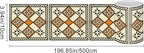 HOMETITUTE Wallpaper Border Peel and Stick Decorative Wall Trim Self Adhesive - Image 3