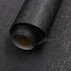 Abyssaly Black Contact Paper Peel and Stick Wallpaper by Abyssaly
