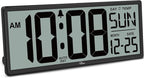 WallarGe 14.5'' Large Digital Wall Clock Battery Operated by WallarGe