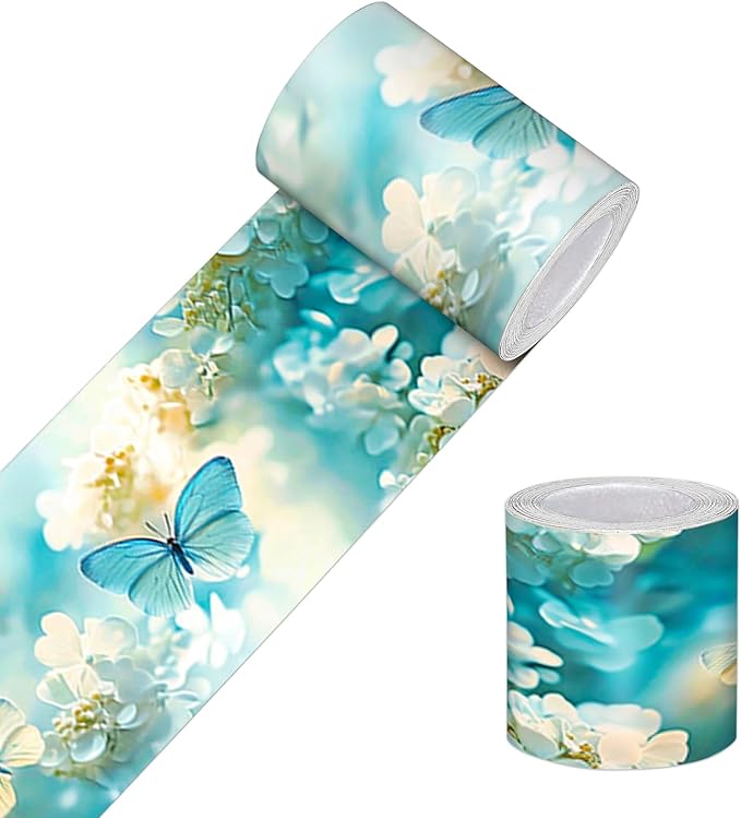HOMETITUTE Wallpaper Border Peel and Stick Decorative Wall Trim Self Adhesive by HOMETITUTE