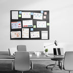 MaxGear Large Felt Bulletin Board 36" x 24", Cork Board Alternative, 6 Pack - Image 8