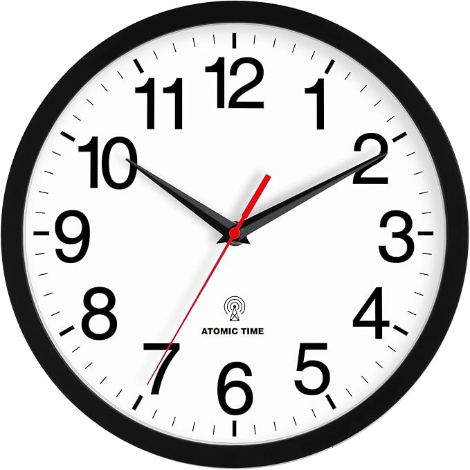 Rohioue Atomic Wall Clock, Modern 14 Inch Battery Operated Wall Clocks by RohioueWallClock