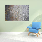 Yihui Arts Autumn Painting On Canvas White Tree Wall Art Large Landscape - Image 6