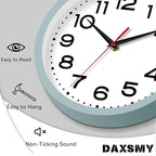 Roymnie Wall Clock Silent Non-Ticking Modern Clock Battery Operated10 Inch - Image 5