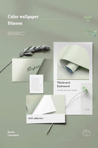 Dimoon 236''x17.7'' Green Peel and Stick Wallpaper Contact Paper Modern Self - Image 4