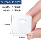 SOGEWO Clear Vertical Blind Repair Tabs, Vertical Blinds tabs/Blind Fixers - Image 2