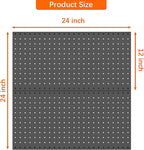 WALMANN Metal Pegboard Panels for Wall Garage Tools Storage Pegboard for Garage - Image 3