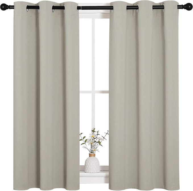 NICETOWN Room Darkening Short Curtain Panels - Image 2