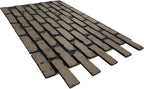 EverStone Aged Brick Faux Brick Panel, 46 7/8"W x 27"H x 1 1/4"D, Ash Color - Image 6