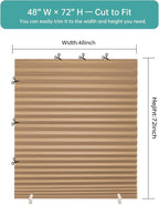 Changshade 6 Pack Temporary Shades, Pleated Paper Blinds - Image 3
