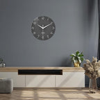 XNM Minimalist Large Clocks for Living Room Round Wall Clock Battery Operated - Image 4