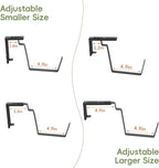 OYEAL Window Boxes Planters Deck Railing Planter Boxes - Image 8