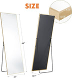 DUMOS Full Length Mirror 64"x21" Full Body Floor Mirror - Image 3