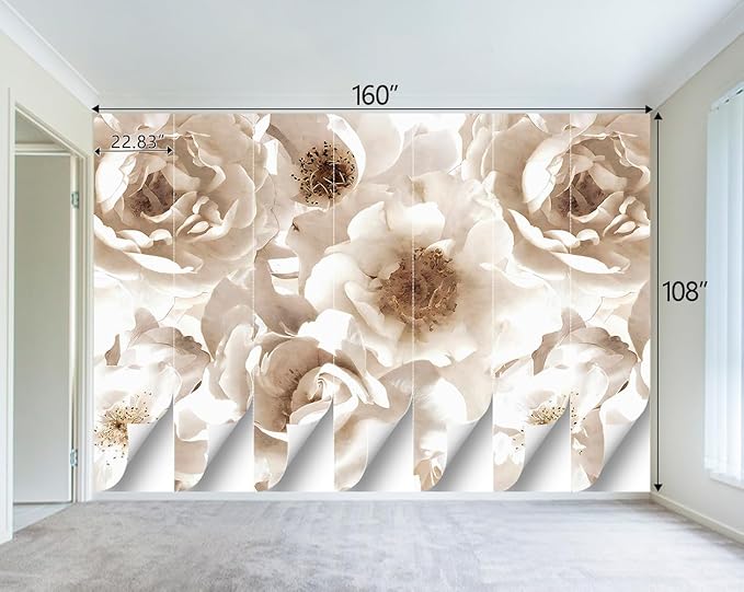 Floral wallpeper for Girls Bedroom Modern Flower Living Room wall Mural - Image 4