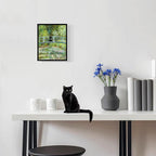 Hamduker Aesthetic Cat Poster Monet Prints Vintage Posters Canvas Wall Art - Image 3