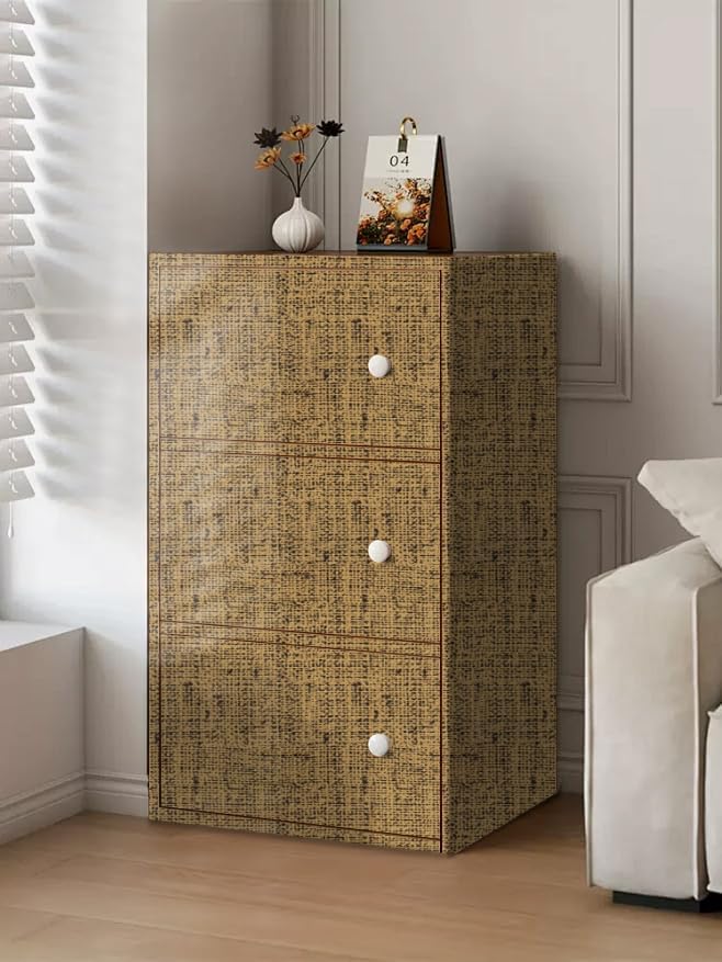 Brown Grasscloth Peel and Stick Wallpaper Textured Contact Paper - Image 9