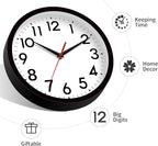 DAXSMY 14 Inch Wall Clock Large Battery Operated Big Silent Non Ticking Analog - Image 8