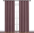 NICETOWN Dry Rose Blackout Curtains 86" Long - Image 2