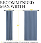 NICETOWN Blackout Curtains for Living Curtains, Triple Weave Home Decoration - Image 6