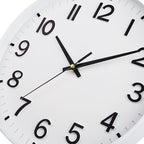 HZDHCLH White Wall Clocks Battery Operated 12 inch Silent Non Ticking Modern - Image 5