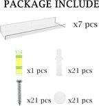 RLAVBL 7 Pack Acrylic Shelves, Living Room, Kitchen Storage - Image 6