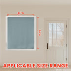 AJAZZ self Adhesive Portable 100% Blackout Curtains Simple and Easy to - Image 8