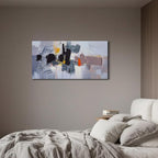 Ardemy Abstract Wall Art for Living Room Canvas Art Wall Decor, Modern Textured - Image 4