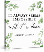 Inspirational Wall Art Motivational Painting Wall Decor by VAHATAN