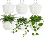6 Pcs Plastic Large Wall Plant Pots Vertical Garden Living Wall Mounted Window by OrimercGarden