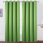 LEMOMO Blackout Curtains 52 x 90 Inch Long Light Green Curtains Set of 2 Panels by Lemomo